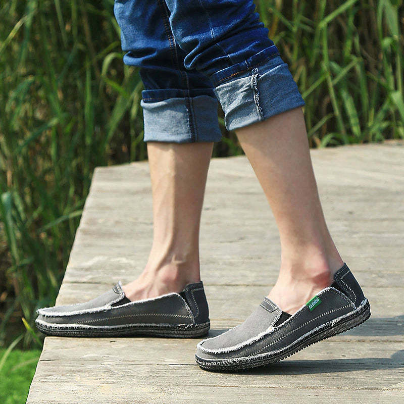 High Quality Casual Denim Canvas Shoes-My Soft Slipper