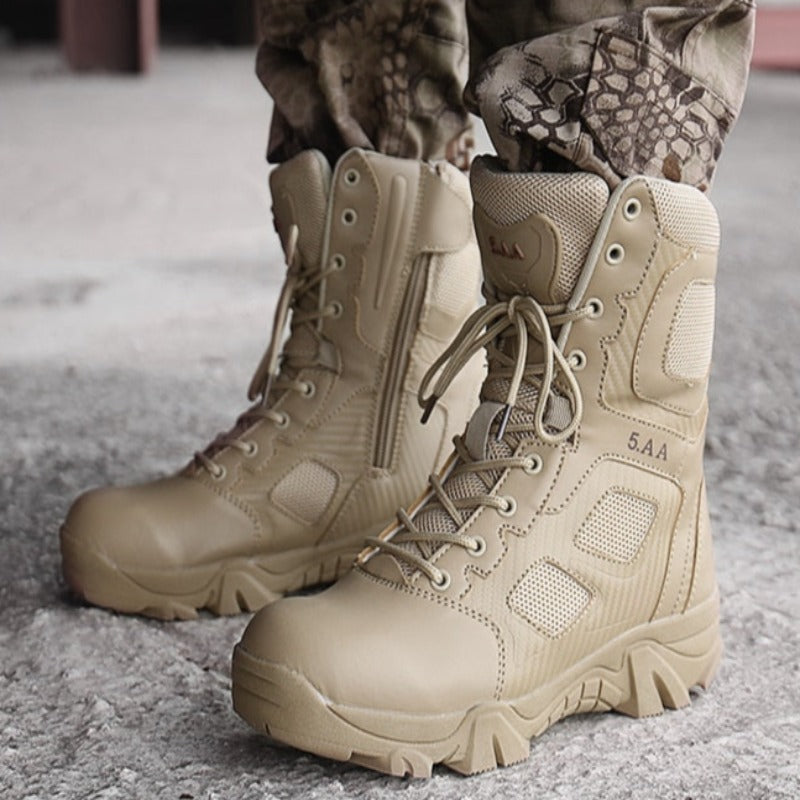 Men Waterproof Outdoor Hiking Army Boots-My Soft Slipper