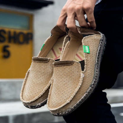 Men Canvas Outdoor Shoes-My Soft Slipper