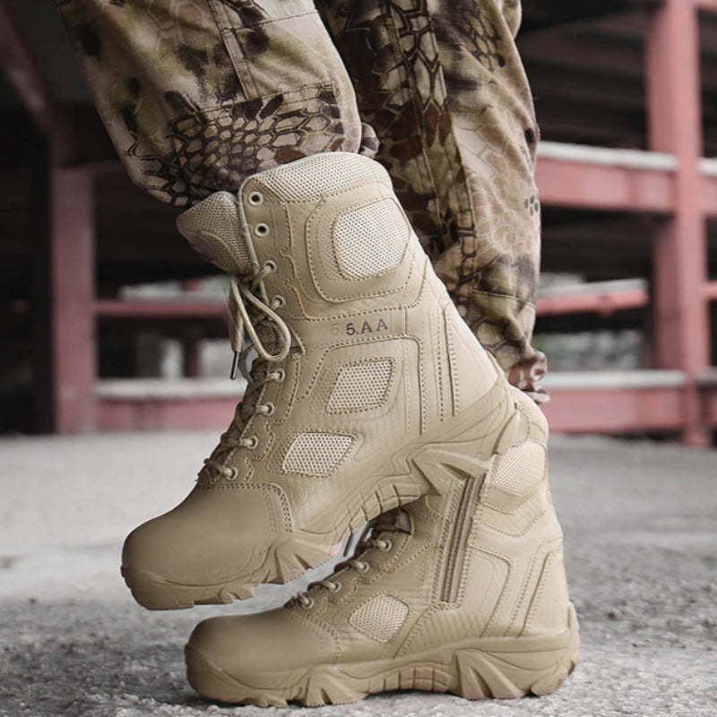 Men Waterproof Outdoor Hiking Army Boots-My Soft Slipper