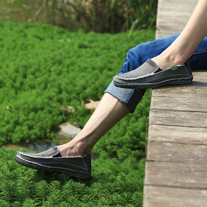 High Quality Casual Denim Canvas Shoes-My Soft Slipper