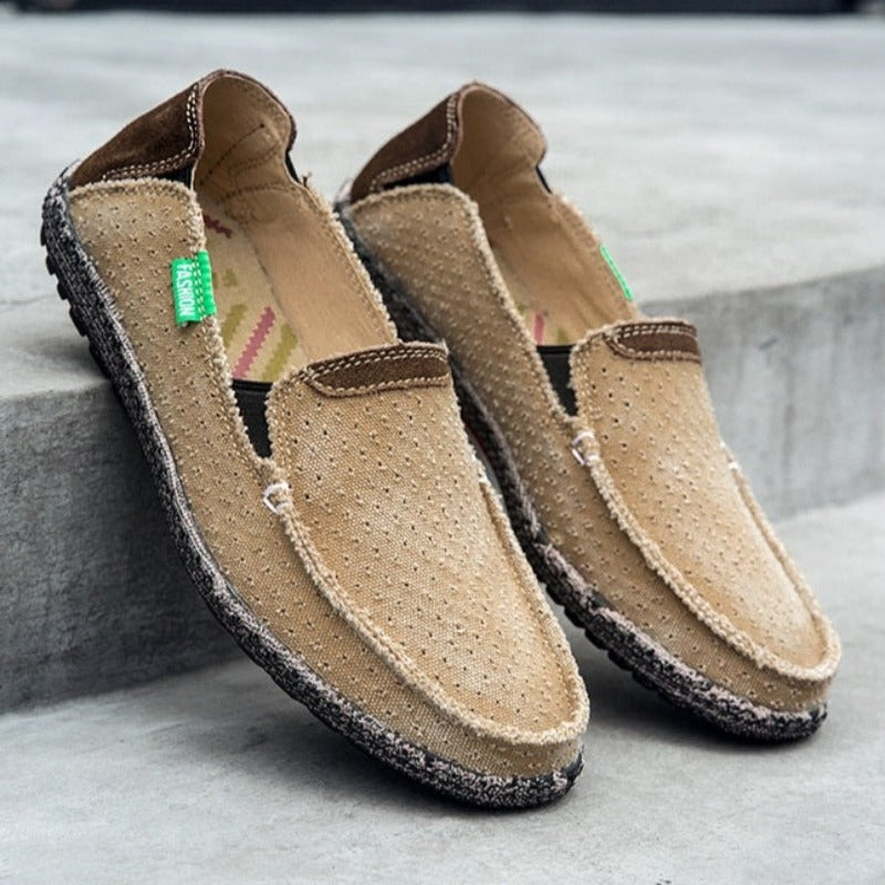 Men Canvas Outdoor Shoes-My Soft Slipper