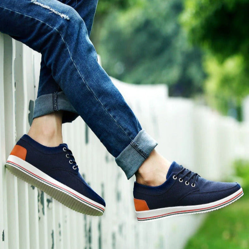 Breathable Men's Lace Up Shoes-My Soft Slipper