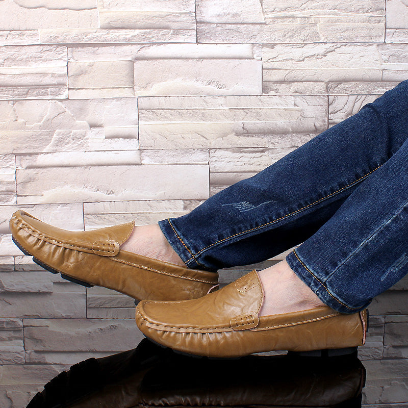 Casual Soft Leather Loafers-My Soft Slipper