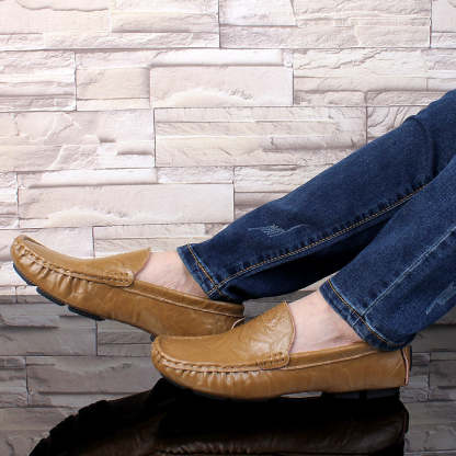 Casual Soft Leather Loafers-My Soft Slipper