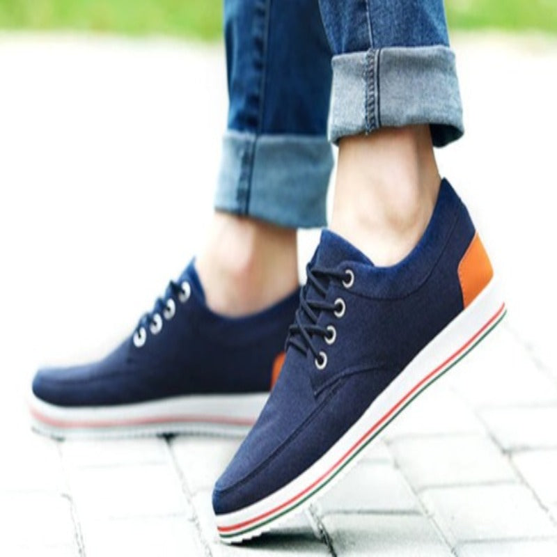 Breathable Men's Lace Up Shoes-My Soft Slipper