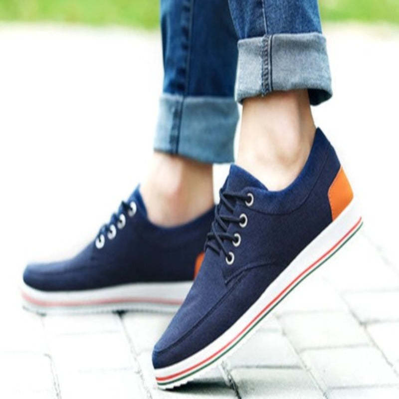 Breathable Men's Lace Up Shoes-My Soft Slipper