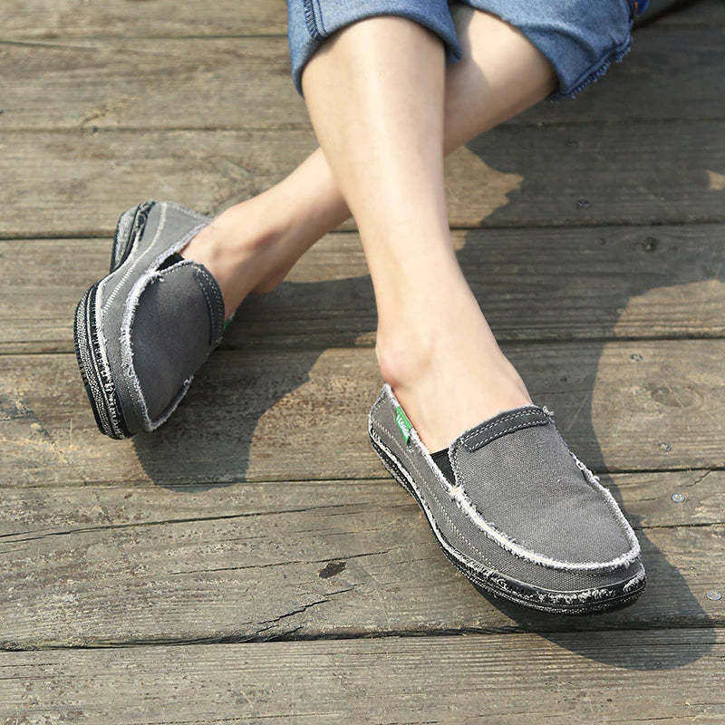High Quality Casual Denim Canvas Shoes-My Soft Slipper