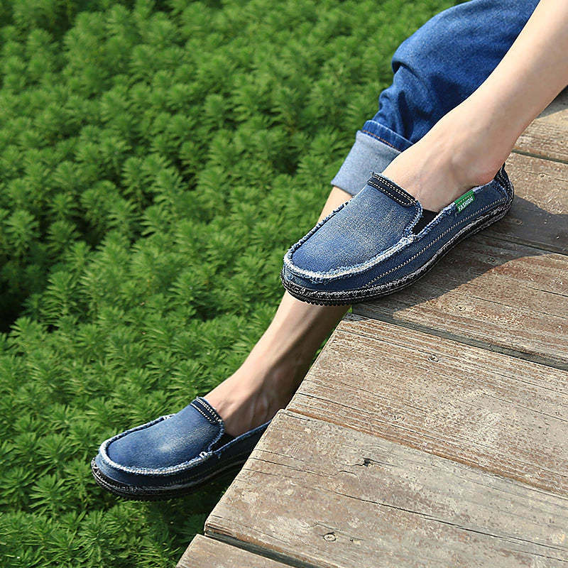 High Quality Casual Denim Canvas Shoes-My Soft Slipper
