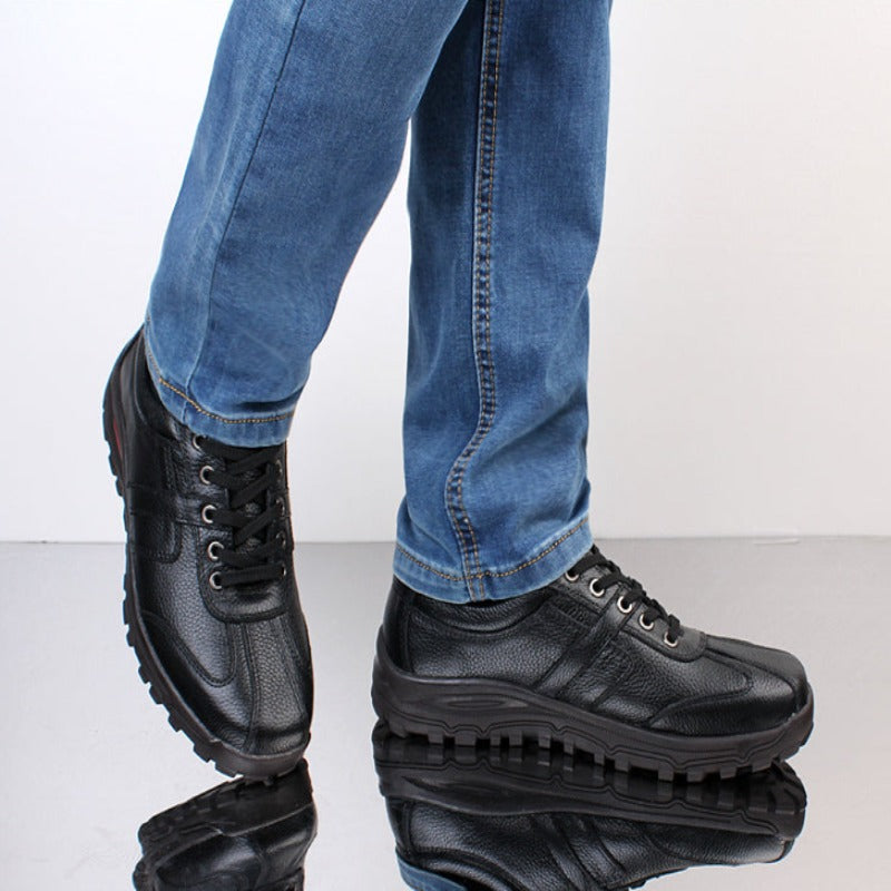 Men's Business Leather Shoes-My Soft Slipper