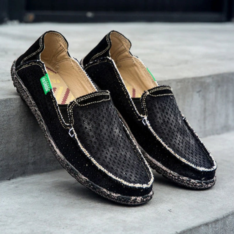 Men Canvas Outdoor Shoes-My Soft Slipper