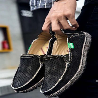 Men Canvas Outdoor Shoes-My Soft Slipper