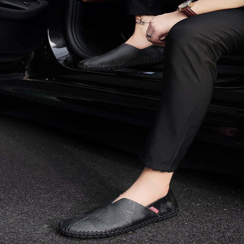 High Quality Genuine Leather Men Shoes-My Soft Slipper