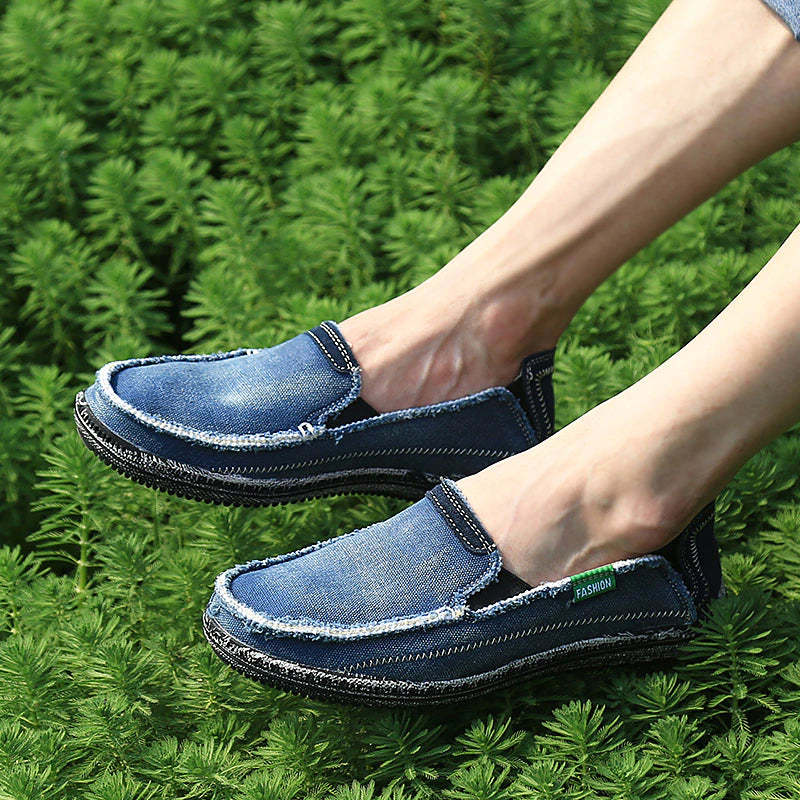 High Quality Casual Denim Canvas Shoes-My Soft Slipper
