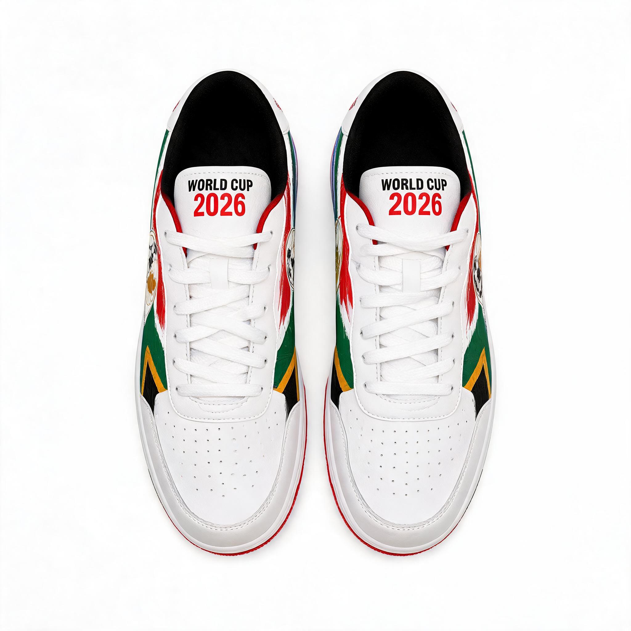 World Cup 2026 South Africa Football Fan Printed Shoes