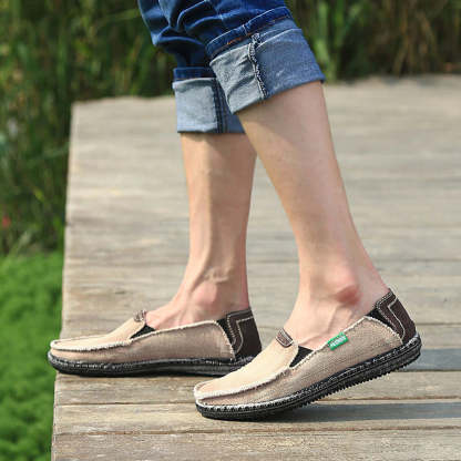High Quality Casual Denim Canvas Shoes-My Soft Slipper