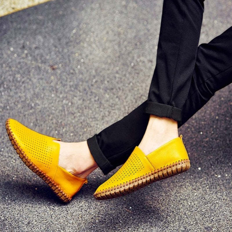 Genuine Leather Men's Loafers-My Soft Slipper