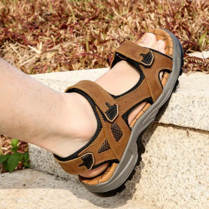 Fashion Summer Genuine Leather Sandals-My Soft Slipper