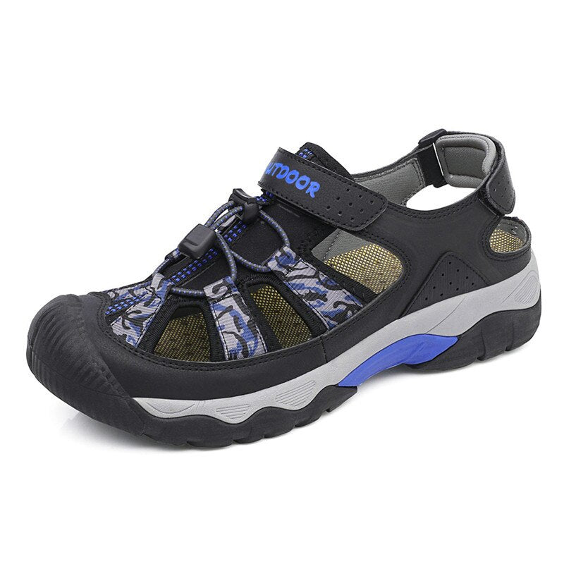 Summer Men Breathable Casual Flat Sandals-My Soft Slipper