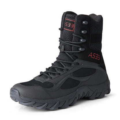 Men's Military Outdoor Ankle Boots-My Soft Slipper