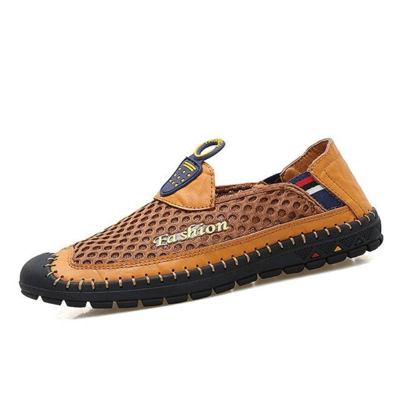 Breathable Handmade Mesh Shoes For Men-My Soft Slipper