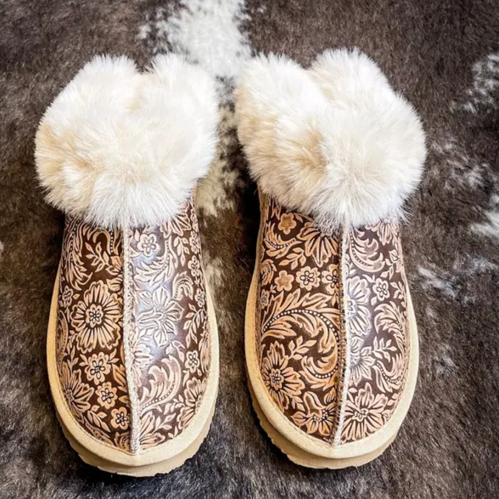 Very G Embossed Lolly Slipper