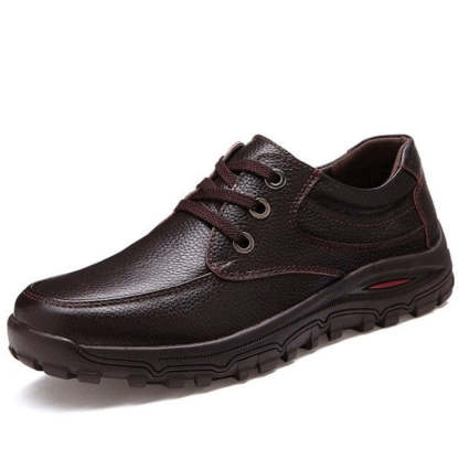 Leather Casual Men Flats Shoes-My Soft Slipper