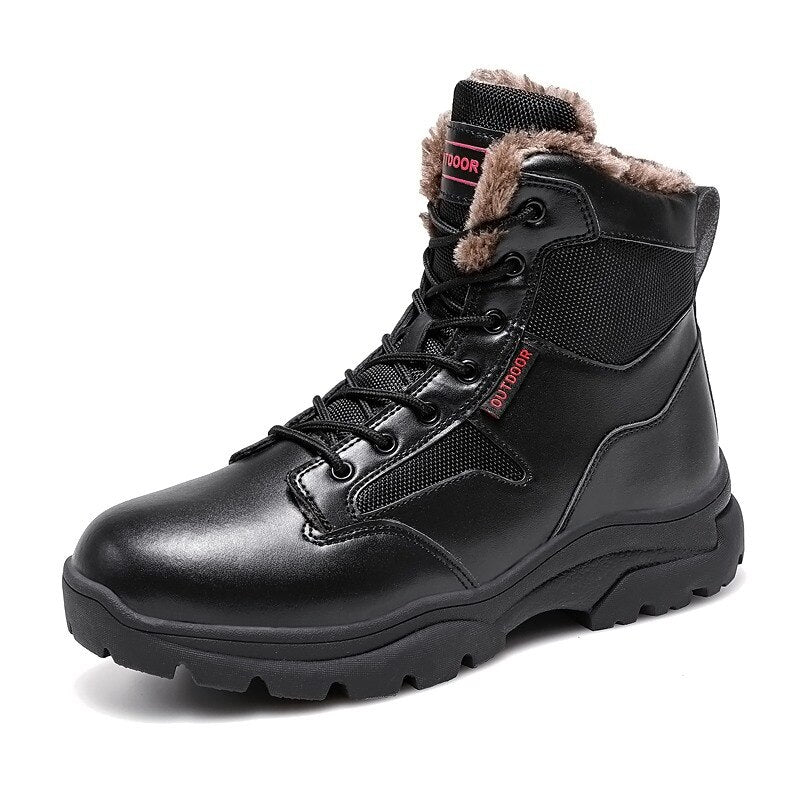Men's Ankle Waterproof Military Boots-My Soft Slipper