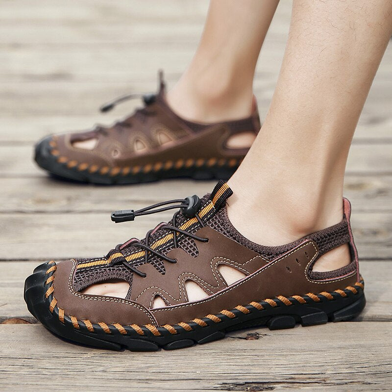 Fashion Soft Flat Men's Sandals-My Soft Slipper