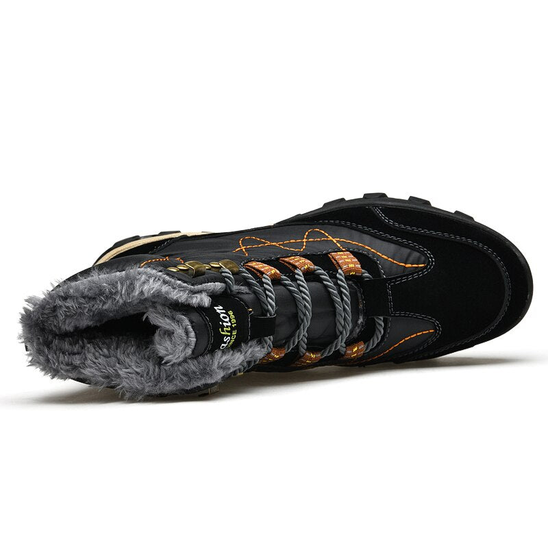 Winter Waterproof Men's Ankle Boots-My Soft Slipper