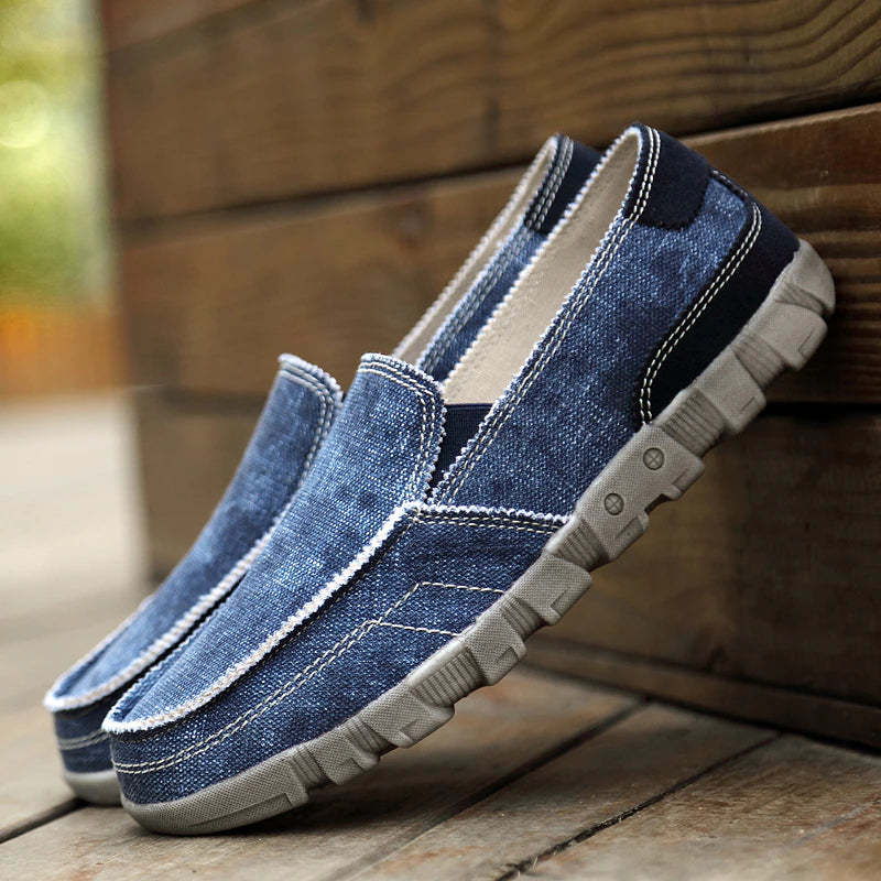 Summer Casual Men Canvas Shoes-My Soft Slipper