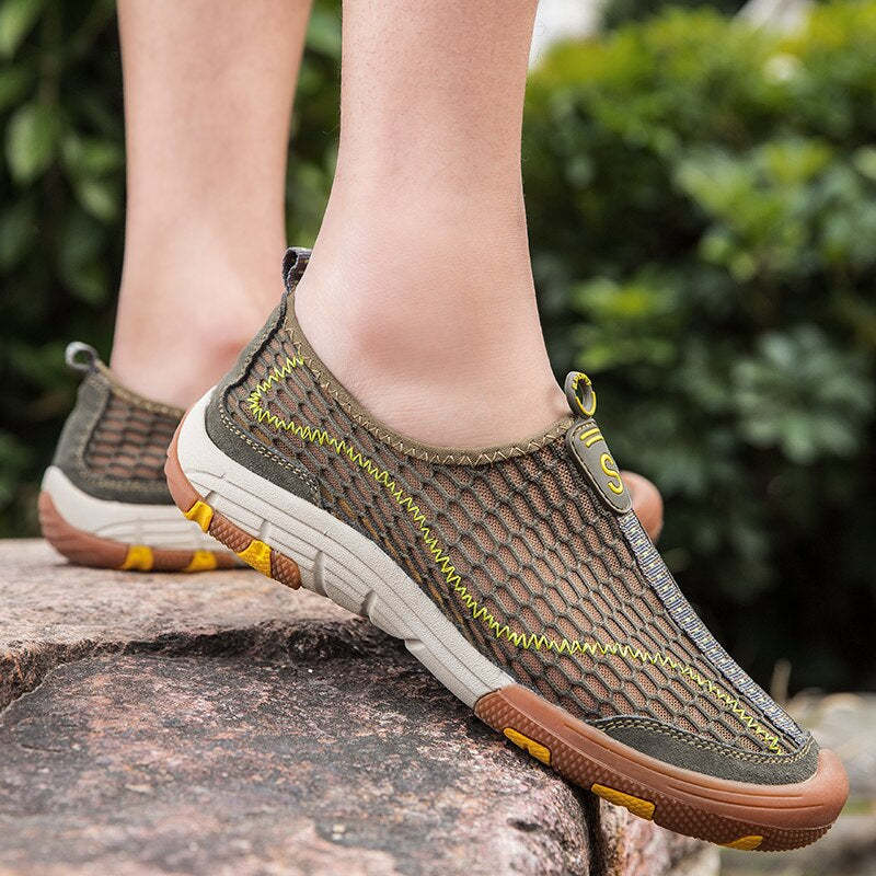 Fashion Breathable Summer Walking Mesh Shoes-My Soft Slipper