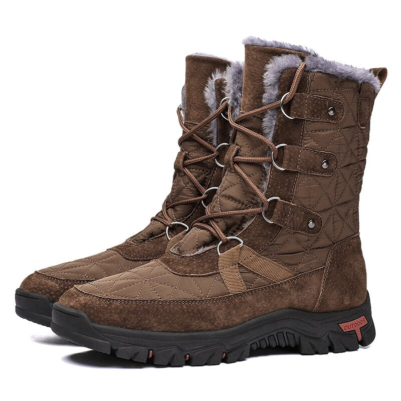 Winter Warm Plush Snow Boots For Men-My Soft Slipper