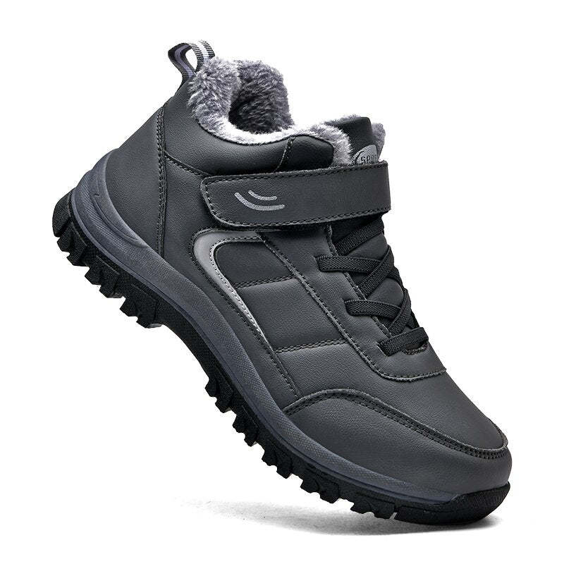 Men's Winter Lace-Up Ankle Boots-My Soft Slipper