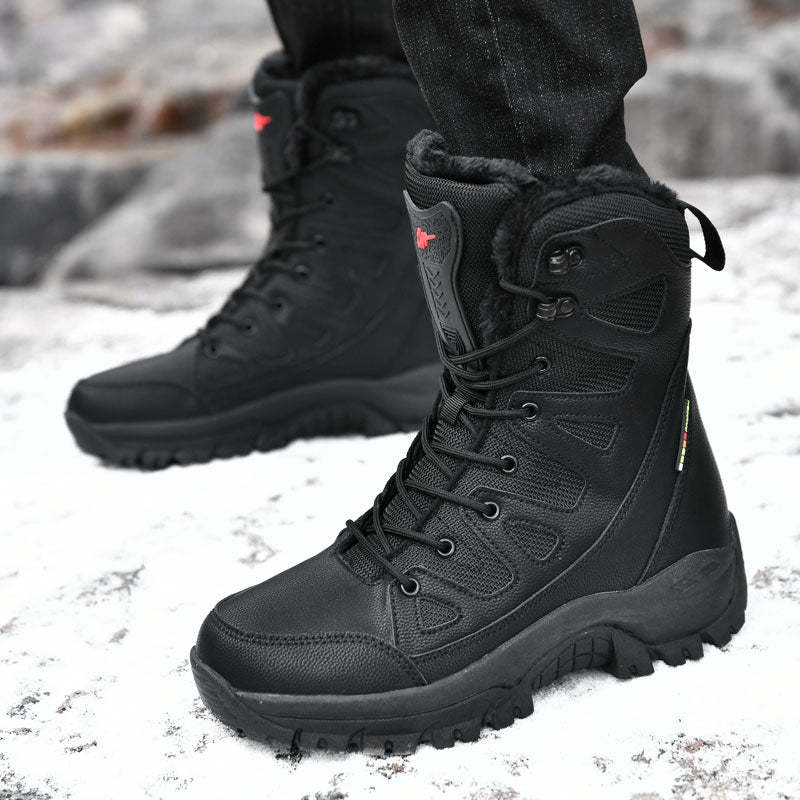 Casual Waterproof High Top Men's Boots-My Soft Slipper