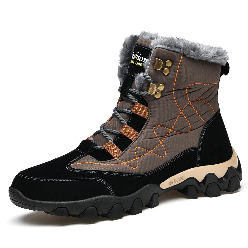 Winter Waterproof Men's Ankle Boots-My Soft Slipper