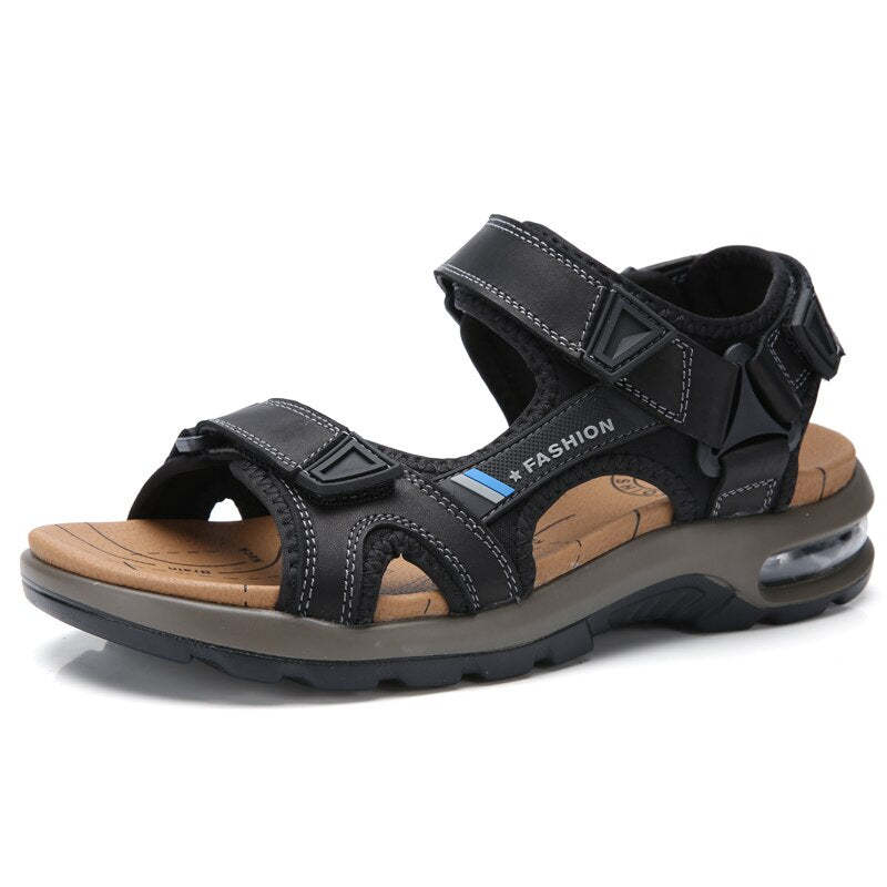 Summer Leather Non-Slip Men's Sandals-My Soft Slipper