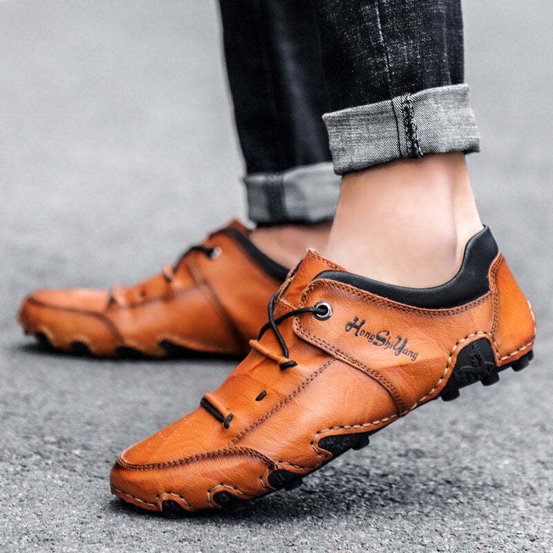 Men's Handmade Lightweight Loafers-My Soft Slipper
