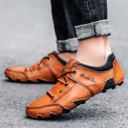 Men's Handmade Lightweight Loafers-My Soft Slipper