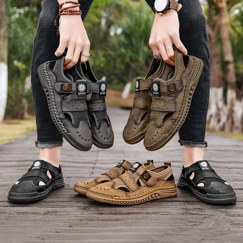 Handmade Summer Comfortable Men's Sandals-My Soft Slipper