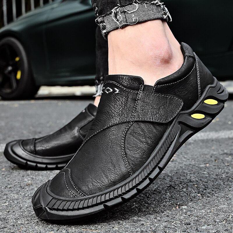 Men's Leather Comfortable Loafers-My Soft Slipper