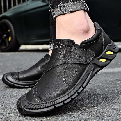 Men's Leather Comfortable Loafers-My Soft Slipper
