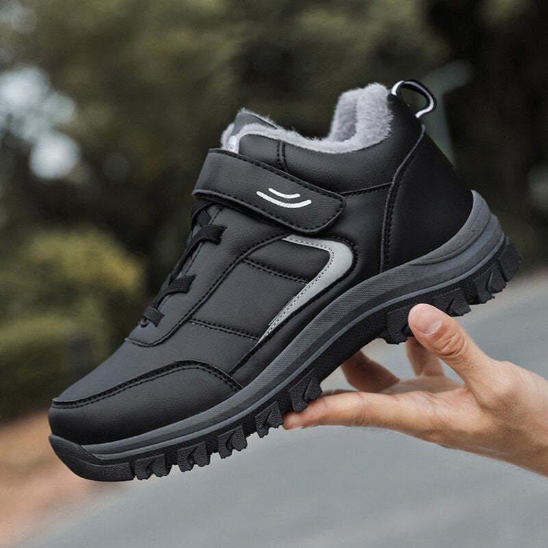 Men's Winter Lace-Up Ankle Boots-My Soft Slipper