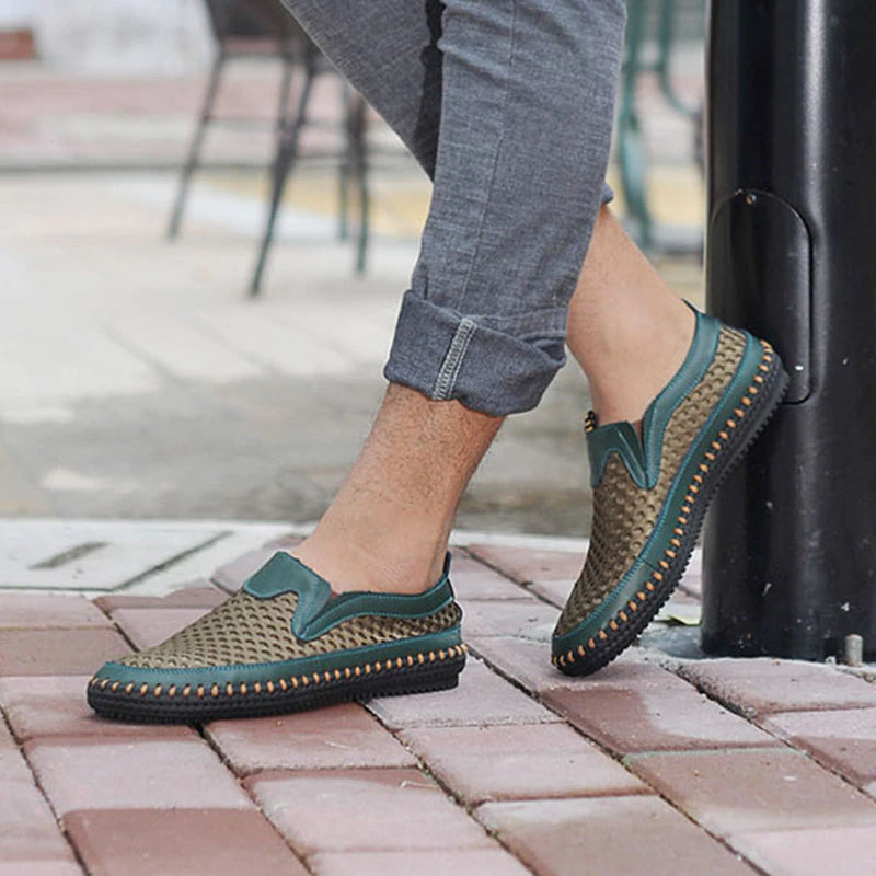 Breathable Slip On Mesh Shoes For Men-My Soft Slipper