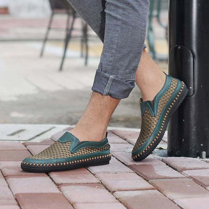 Breathable Slip On Mesh Shoes For Men-My Soft Slipper