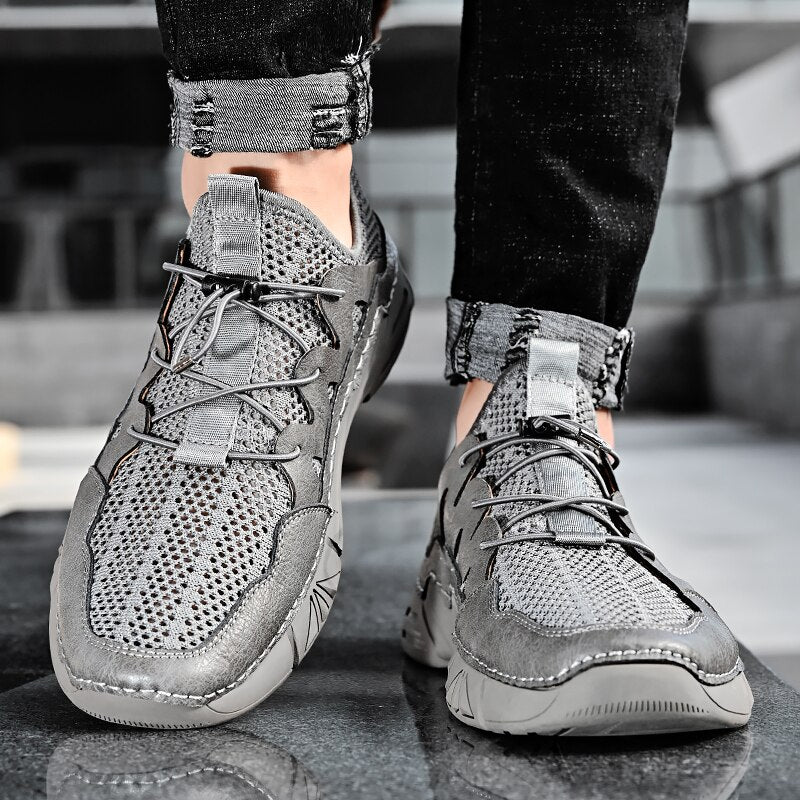 Summer Casual Men's Mesh Shoes-My Soft Slipper