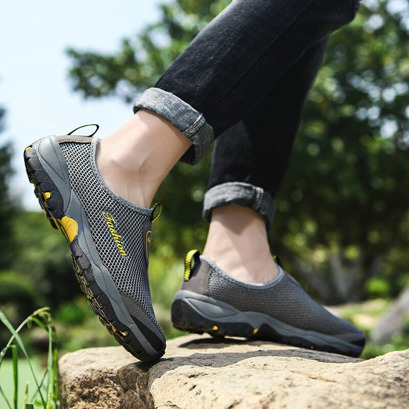 Summer Breathable Men's Casual Mesh Shoes-My Soft Slipper