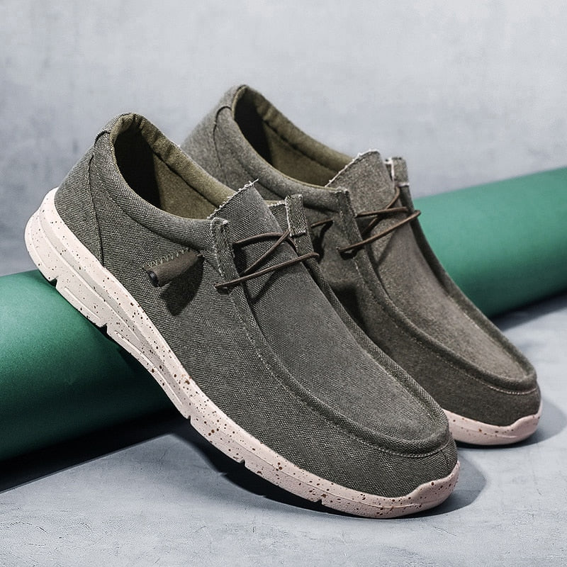 Spring Summer Men's Canvas Shoes-My Soft Slipper