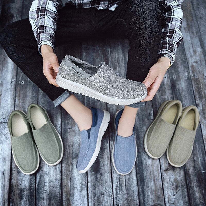 Outdoor Men's Casual Canvas Shoes-My Soft Slipper