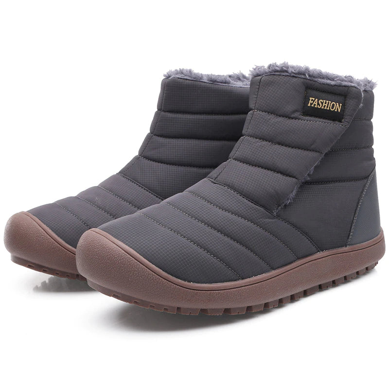 Waterproof Winter Non-Slip Ankle Boots-My Soft Slipper